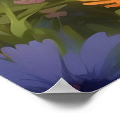 *~* Mountain Flowers Kat 5:4 Kitten Cat AP68 Poster (Hoek)