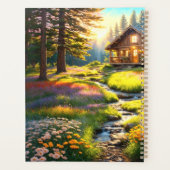 Mountain Forest Cabin Art Planner (Achterkant)