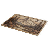 Mountain Forest gepersonaliseerd Snijplank (Hoek)