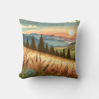 Mountain Forest Hills Country Natuur iPhone Case Kussen