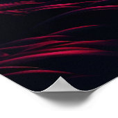 Mountain Glow: Synthwave Vibes in Alpine Serenity Poster (Hoek)
