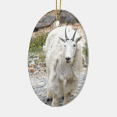 Mountain Goat Keramisch Ornament (Links)