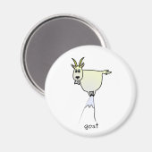 Mountain Goat Magnet Magneet (Voorkant / Achterkant)