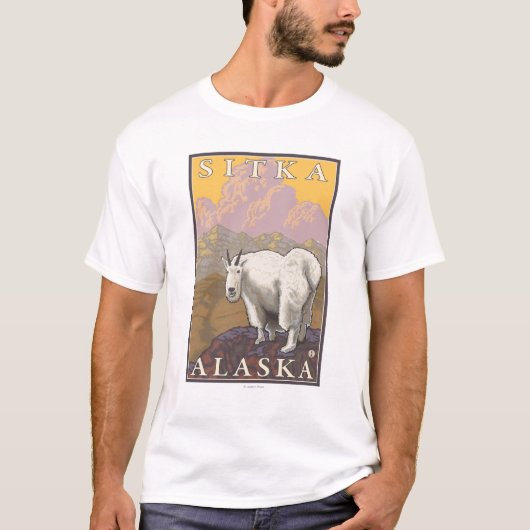 Mountain Goat - Sitka, Alaska T-shirt (Voorkant)