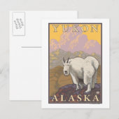 Mountain Goat - Yukon, Alaska Briefkaart (Voorkant / Achterkant)
