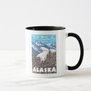 Mountain Goats Scene - Sitka, Alaska Mok