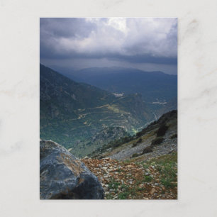 Mountain Gorge op Kreta Briefkaart