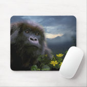 Mountain Gorilla Wildlife-supporter Mousepad Muismat (Met muis)