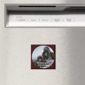 Mountain Gorillas Primate Wildlife Art Magnet Magneet (Insitu (Vaatwasser))