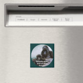 Mountain Gorillas Primate Wildlife Art Magnet Magneet (Insitu (Vaatwasser))