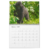 Mountain Gorillas van Oeganda Kalender (Feb 2027)