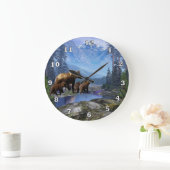 Mountain Grizzlies Animal Wall klok (Huis)