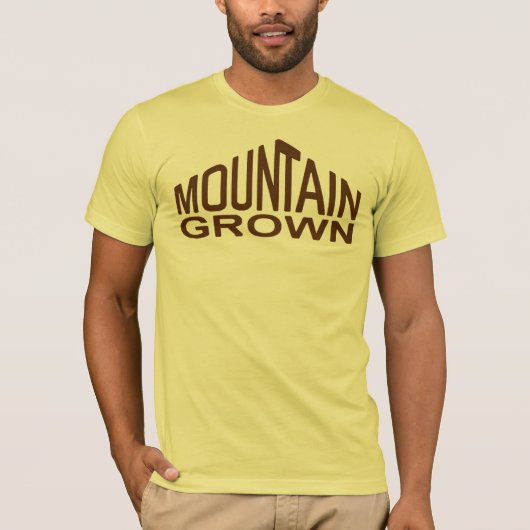 -MOUNTAIN GROWN- T-SHIRT (Voorkant)