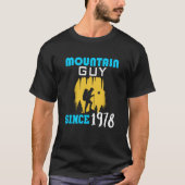 Mountain guy since 1978 t-shirt (Voorkant)