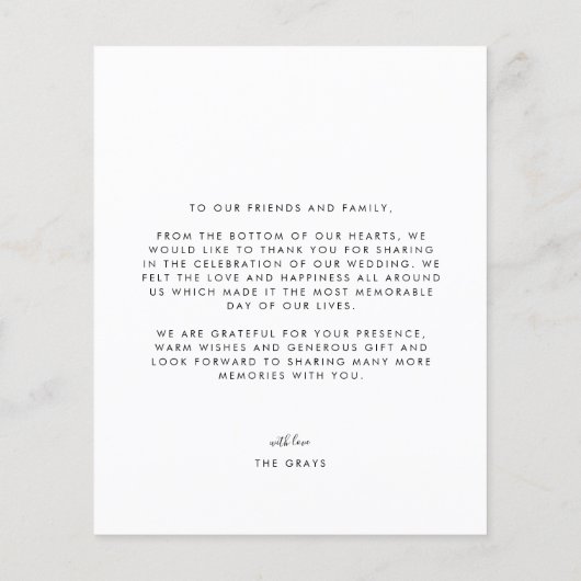 Mountain Hartelijk dank | Begroting Flyer (Achterkant)