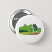 Mountain Hiker Ronde Button 5,7 Cm (Voorkant /achterkant)