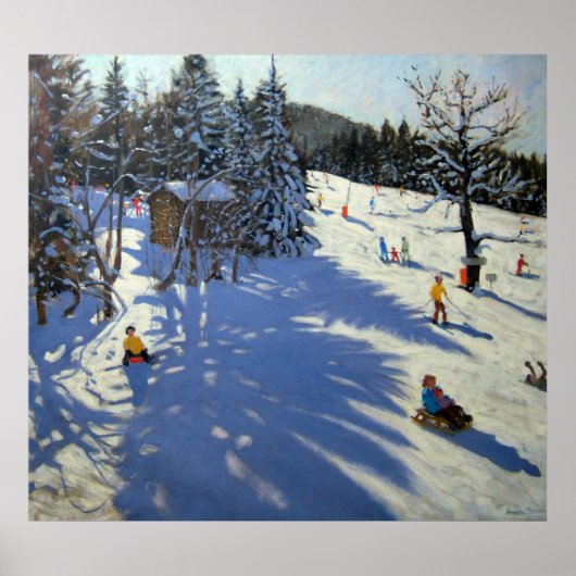 Mountain hut Morzine Poster (Voorkant)