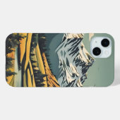 Mountain iPhone hoesje (Achterkant (horizontaal))