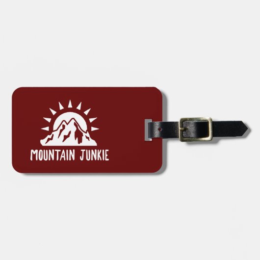 Mountain Junkie Bagagelabel (Voorkant horizontaal)