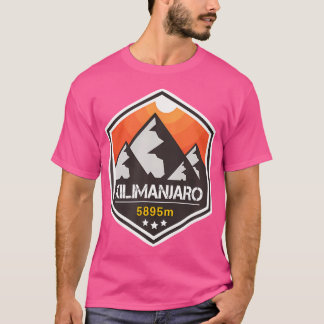 Mountain Kilimanjaro 5540M Scene Wandelberoep T-shirt