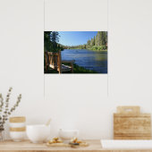 Mountain Lake, Bench Poster (Keuken)