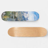 Mountain Lake Bliss #4 #cabine #decor #wall #art Skateboard (Horizontaal)
