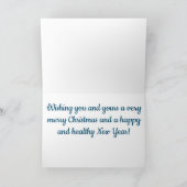 Mountain Lake Christmas Kaart (Binnen)