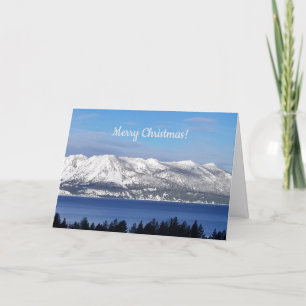 Mountain Lake Christmas Kaart