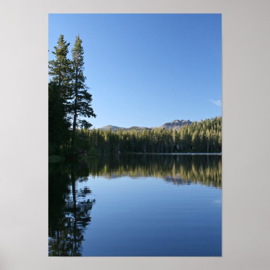 Mountain Lake, Dusk Poster (Voorkant)