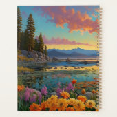 Mountain Lake Flowers Art (Dos)