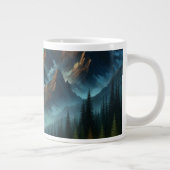Mountain Lake / hut onder de sterren Extra Grote Beker (Rechts)