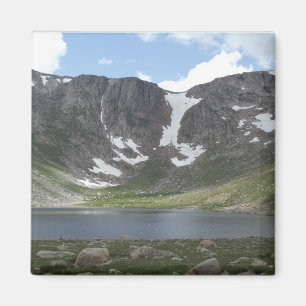 Mountain Lake op de berg Evans in Colorado Magneet