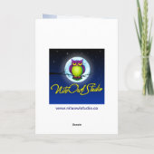 Mountain Lake Scene Photo Vaderdag Kaart (Achterkant)