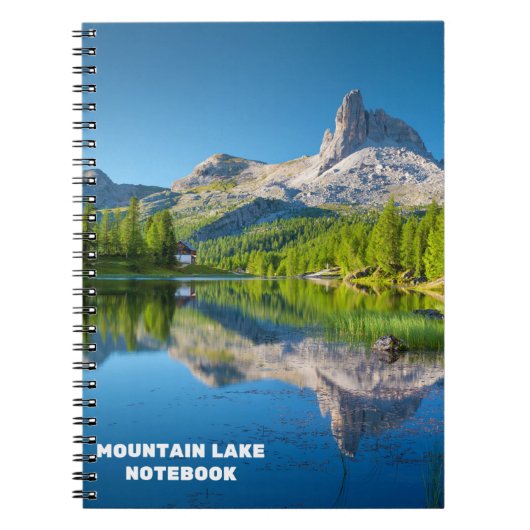 Mountain Lake Spiral Notitieboek (Voorkant)