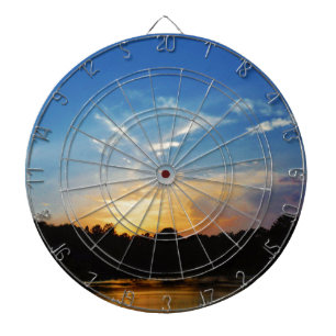 Mountain Lake Sunset Dartbord