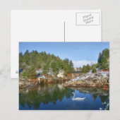 Mountain Lake, Swan, Réflexions Carte postale (Devant / Derrière)