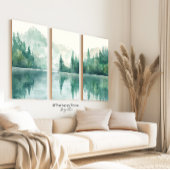 Mountain Lake Tranquil Print 2 van 3 Poster