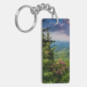 Mountain Laurel op Sunrise Sleutelhanger (Voorkant Links)