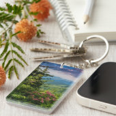 Mountain Laurel op Sunrise Sleutelhanger (Voorkant Rechts)