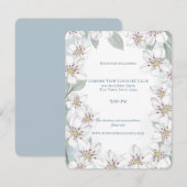 Mountain Laurel Wedding Details Kaart (Voorkant / Achterkant)