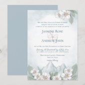 Mountain Laurel Wedding Waterverf Kaart (Voorkant / Achterkant)