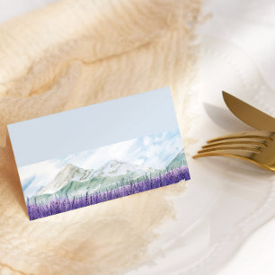 Mountain Lavendel Licht Blauw Bruiloft