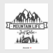 Mountain Life Sticker (Vel)