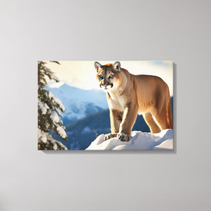 Mountain Lion Canvas Kunst