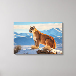 Mountain Lion Canvas Kunst