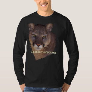 MOUNTAIN LION Cougar, Big Cat Wildlife Shirt
