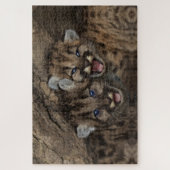 Mountain Lion Cubs Legpuzzel (Verticaal)