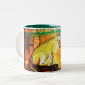 MOUNTAIN LION IN THOUGHT TWEEKLEURIGE KOFFIEMOK (Voorkant links)