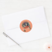 Mountain lion of Texas Ronde Sticker (Envelop)