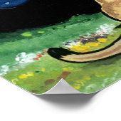 Mountain Lion Puma Cat Cubs Art Poster Cube Marine (Coin)